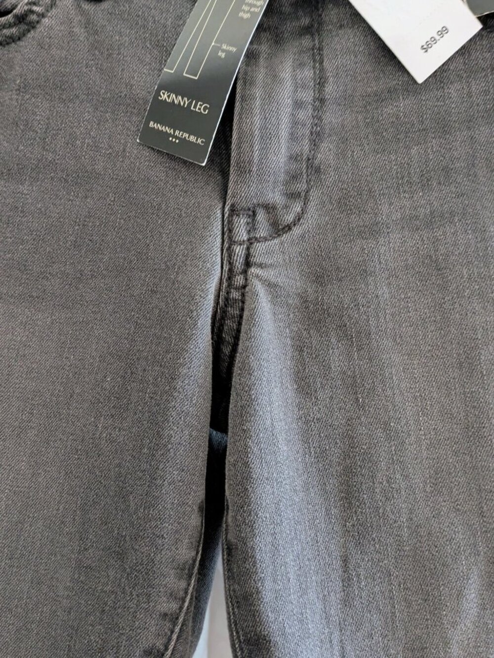 Jeans - Banana Republic W Size 2/26 Black NEW